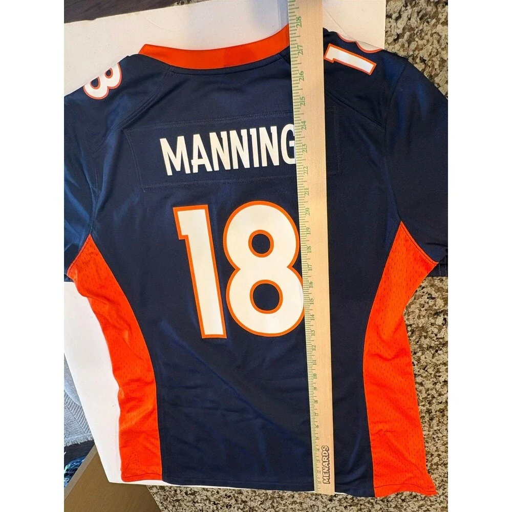 Denver Broncos  Manning #18 Mitchell & Ness Navy 2015 NFL Legacy Jersey